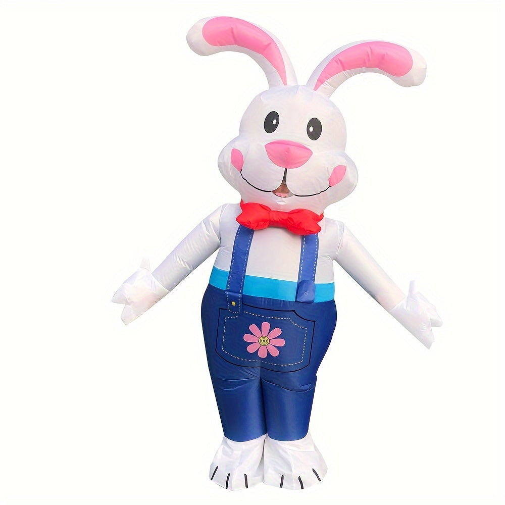 Inflatable Bunny Costume Battery/USB Powered-4