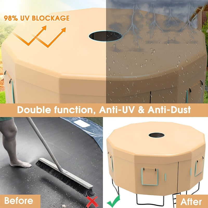 Trampoline Tent Round with UV Protection-4