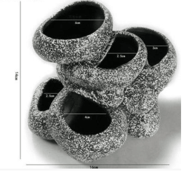 Multihole Ceramic Stone Hydroponic Pots: A Versatile Haven For Cichlids And Fish Breeding