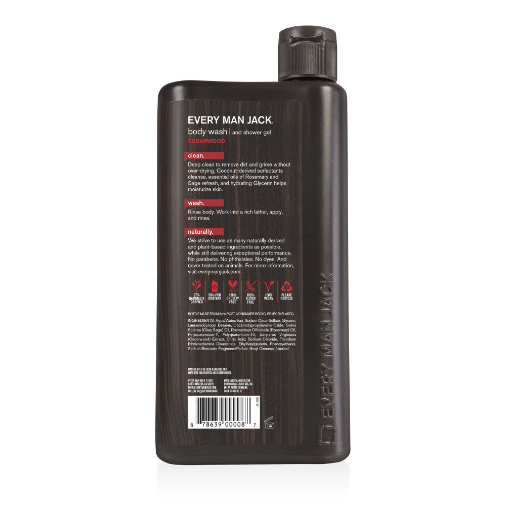 Every Man Jack Wash, Cedarwood (1x16.9 OZ)