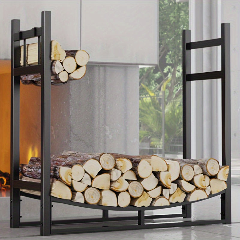 Waterproof Outdoor Firewood Storage Rack-1