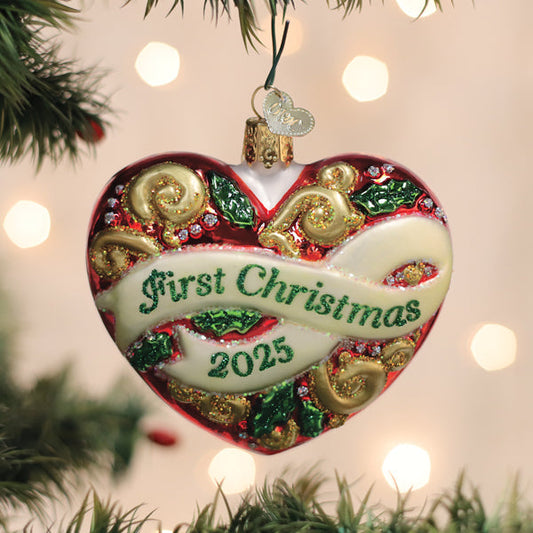 2025 First Christmas Heart Ornament-0