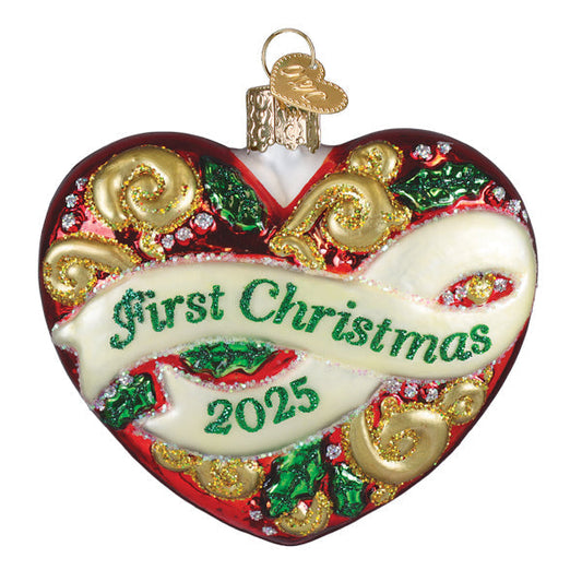 2025 First Christmas Heart Ornament-1