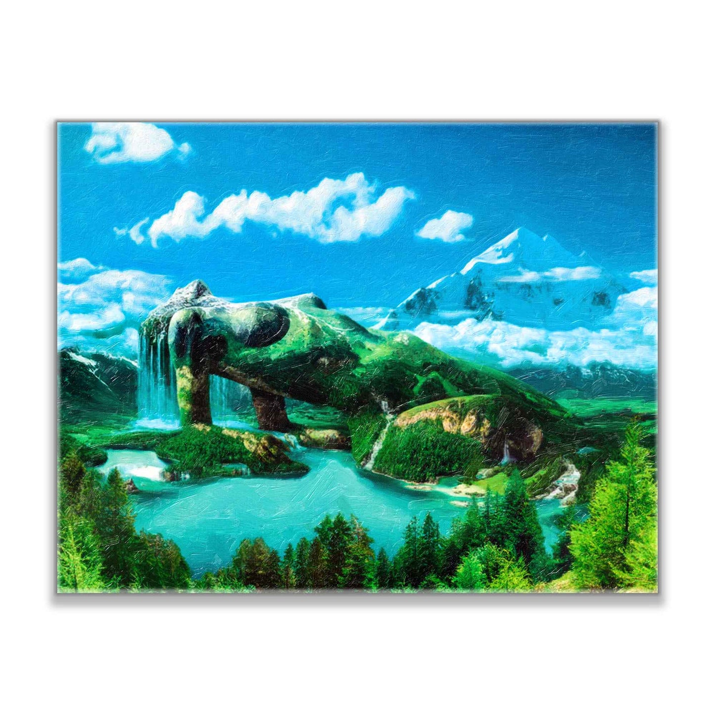 "Mother Nature"- Fine Art Canvas- Wall Art- Diamond varnish.-3