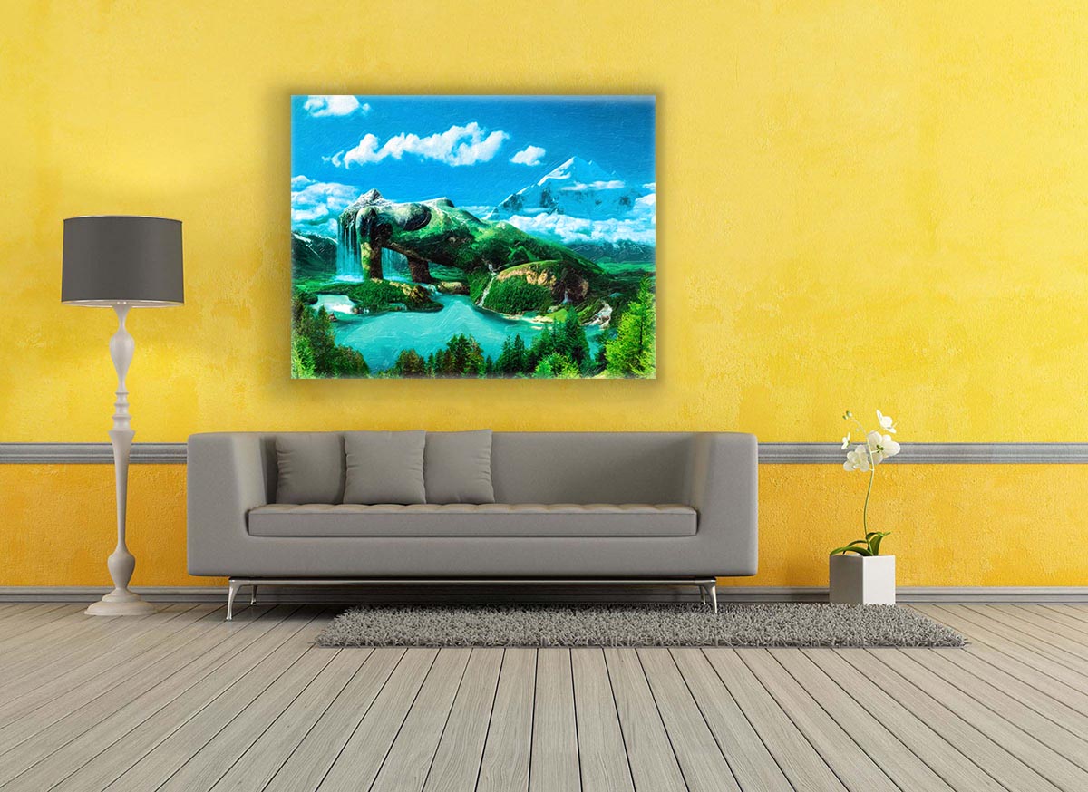 "Mother Nature"- Fine Art Canvas- Wall Art- Diamond varnish.-4