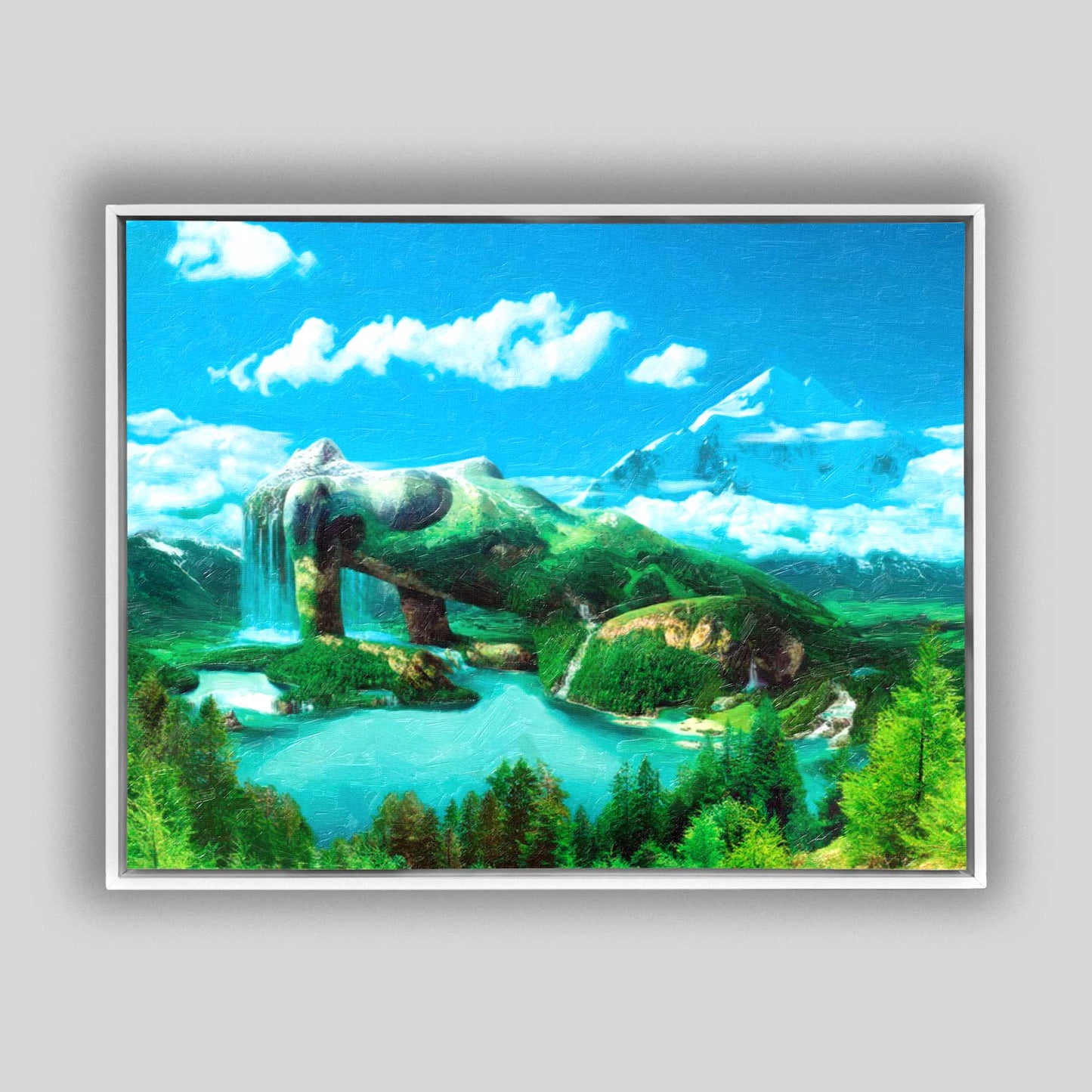 "Mother Nature"- Fine Art Canvas- Wall Art- Diamond varnish.-5