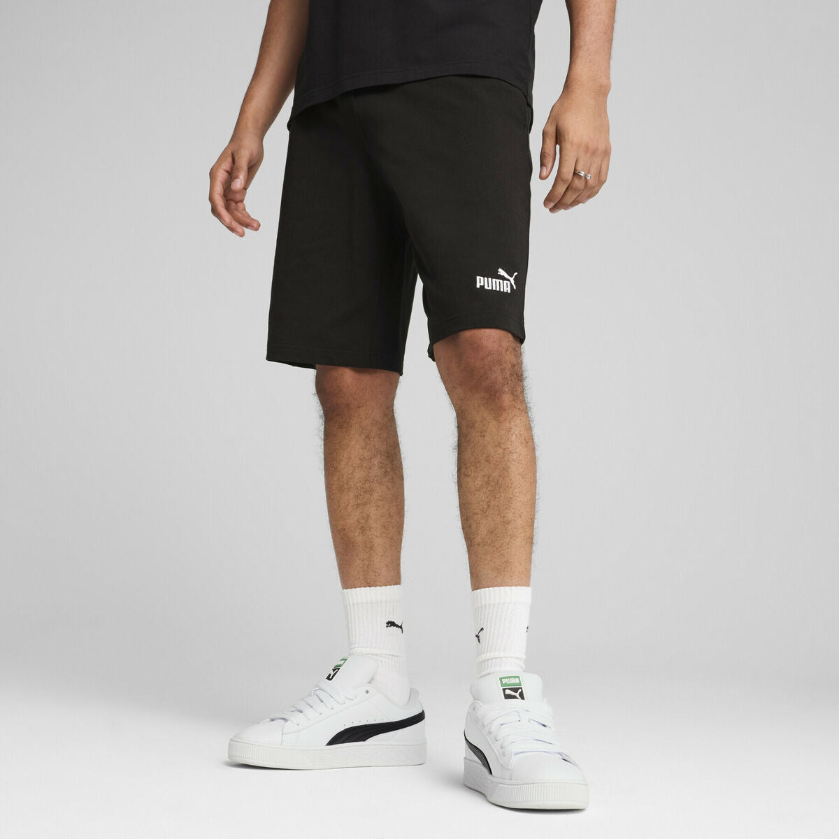 Sports Shorts Puma ESS No. 1 Logo Jersey Shorts 10'''' C/O Black