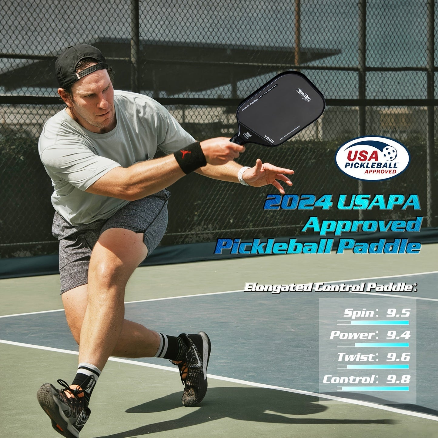 Momentra™ Carbon Fiber Pickleball Paddle