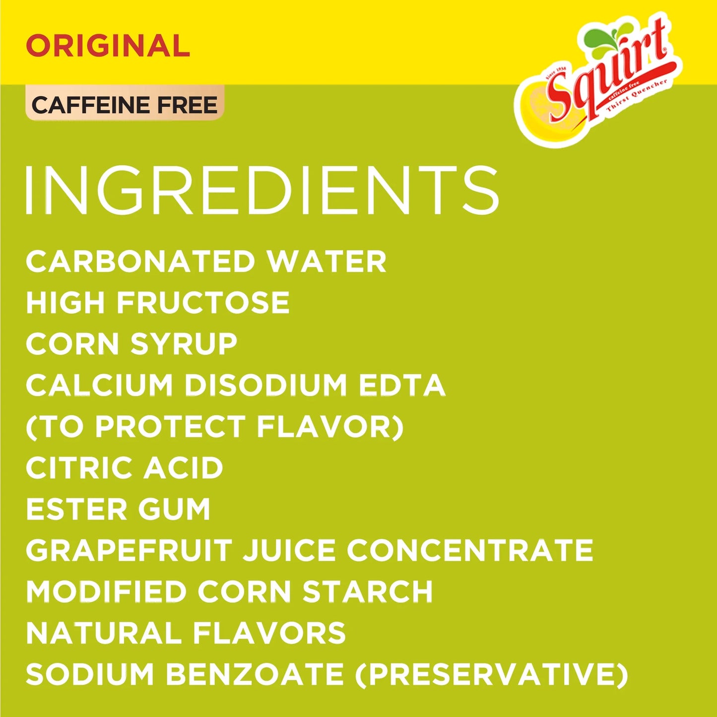 PR Caffeine Free Grapefruit Soda Pop, 12 Fl Oz, 12 Pack Cans