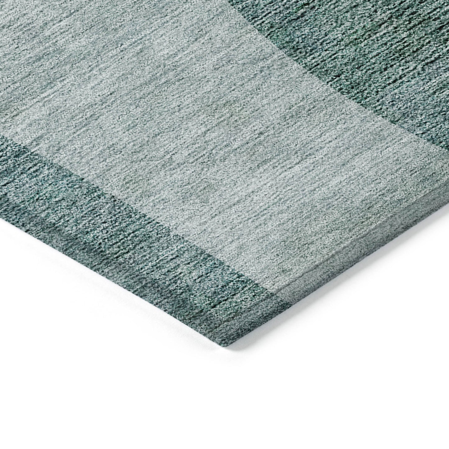 5' X 8' Green And Sage Abstract Washable Indoor Outdoor Area Rug-3