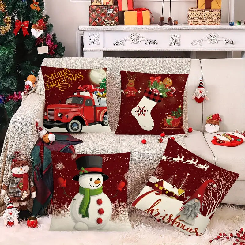 Holiday Cheer Collection: 6 Festive Christmas Pillowcases-2
