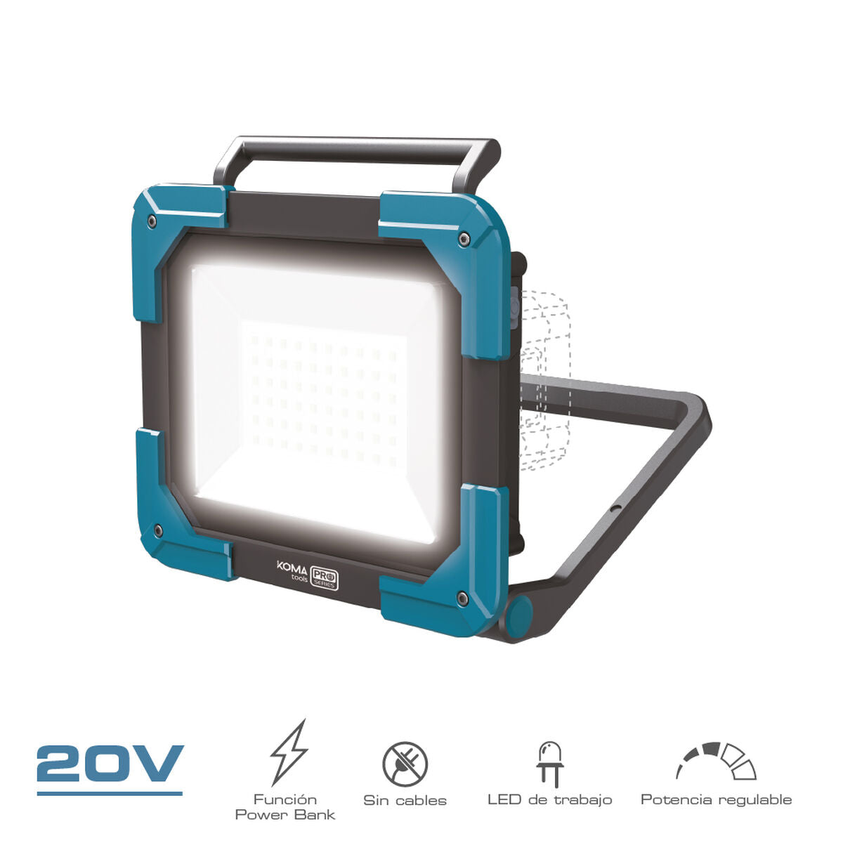 LED spotlight Koma Tools