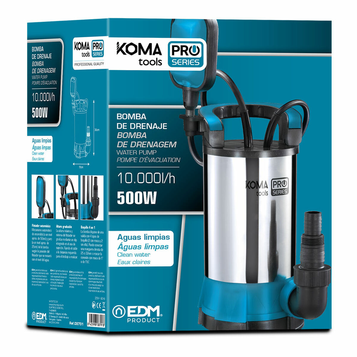 Water pump Koma Tools 500 W