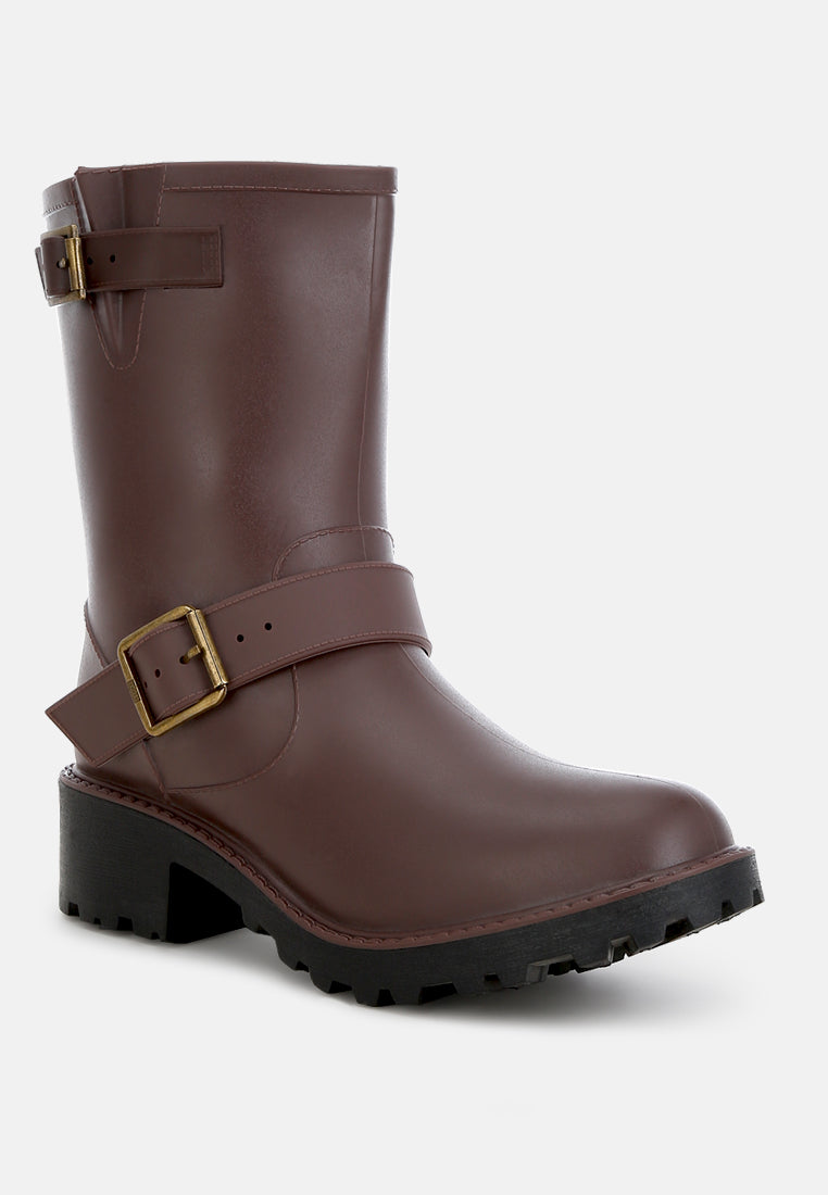 Veloria™ Anong Harness Detail Calf Boots