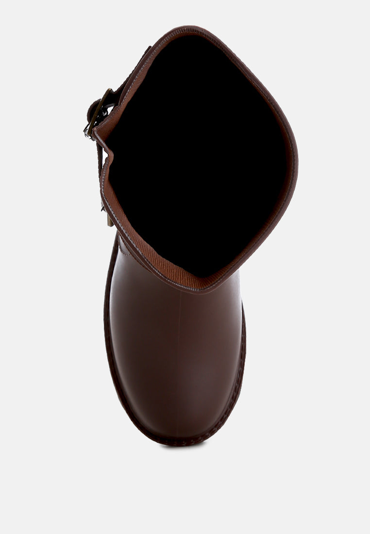 Veloria™ Anong Harness Detail Calf Boots