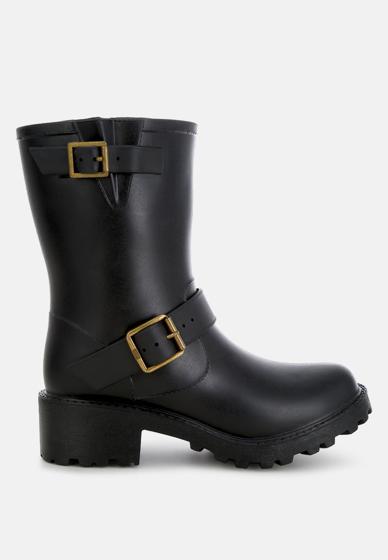 Veloria™ Anong Harness Detail Calf Boots