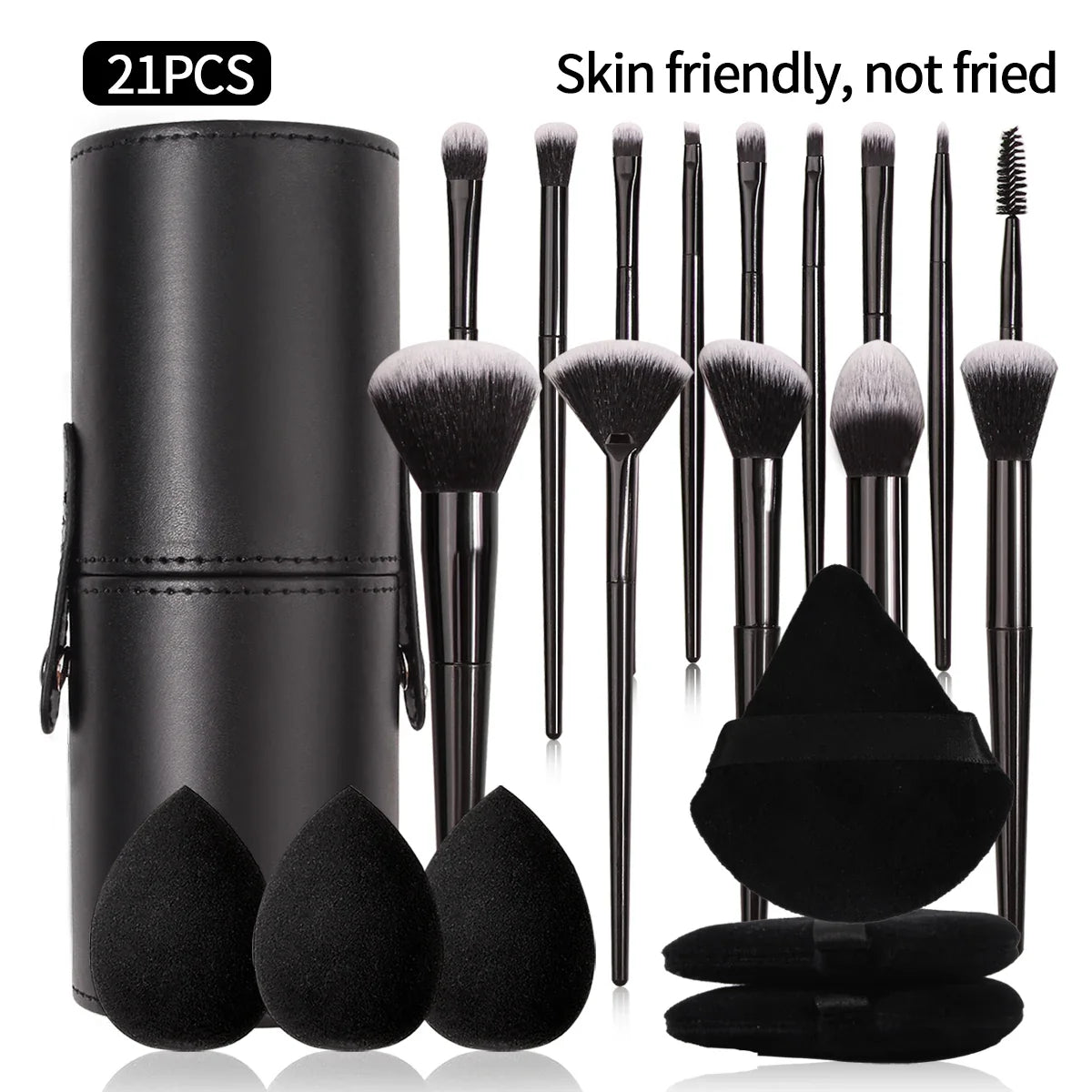 Black Makeup Brush Set Professional Tools