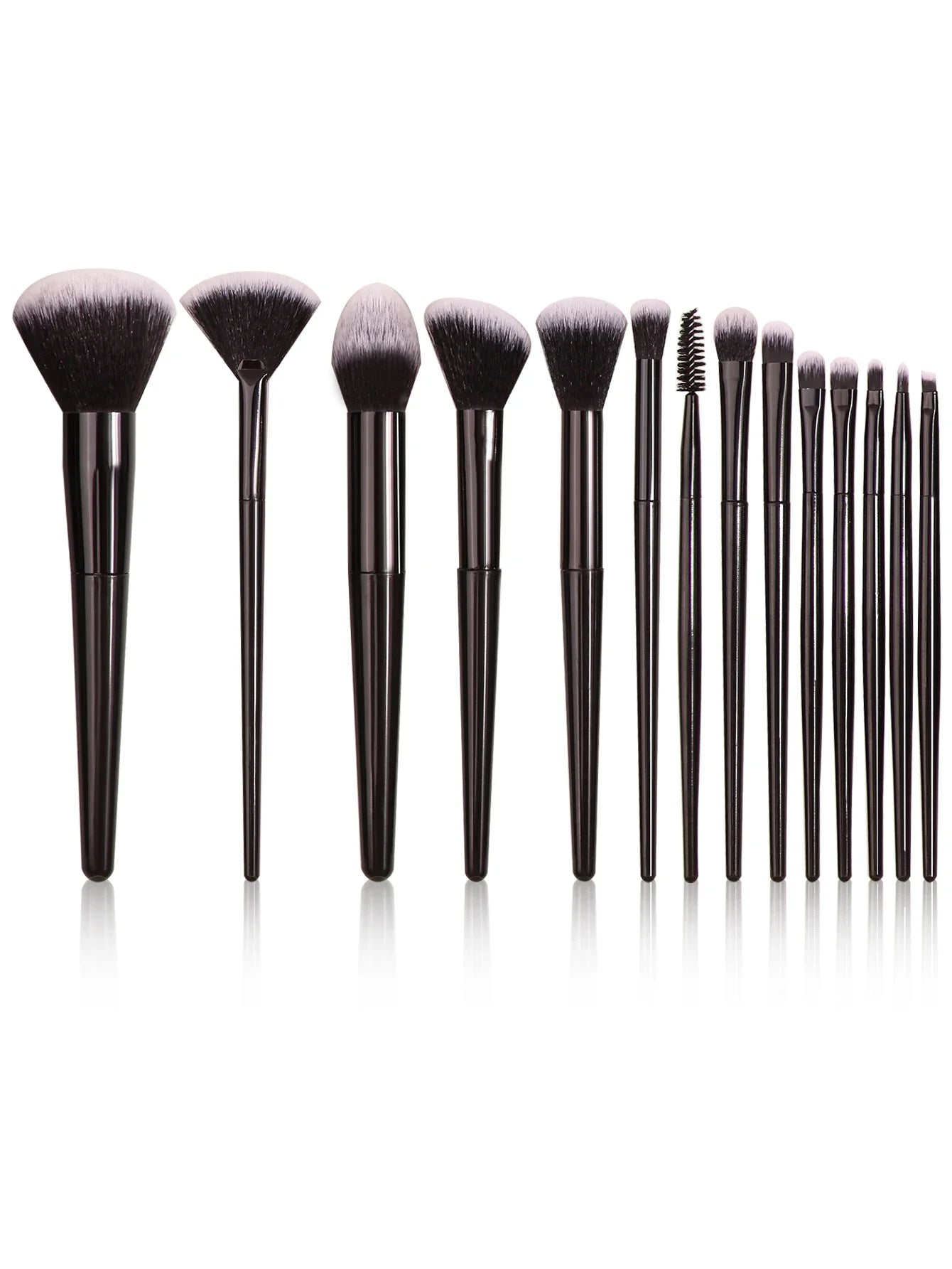 Black Makeup Brush Set Professional Tools