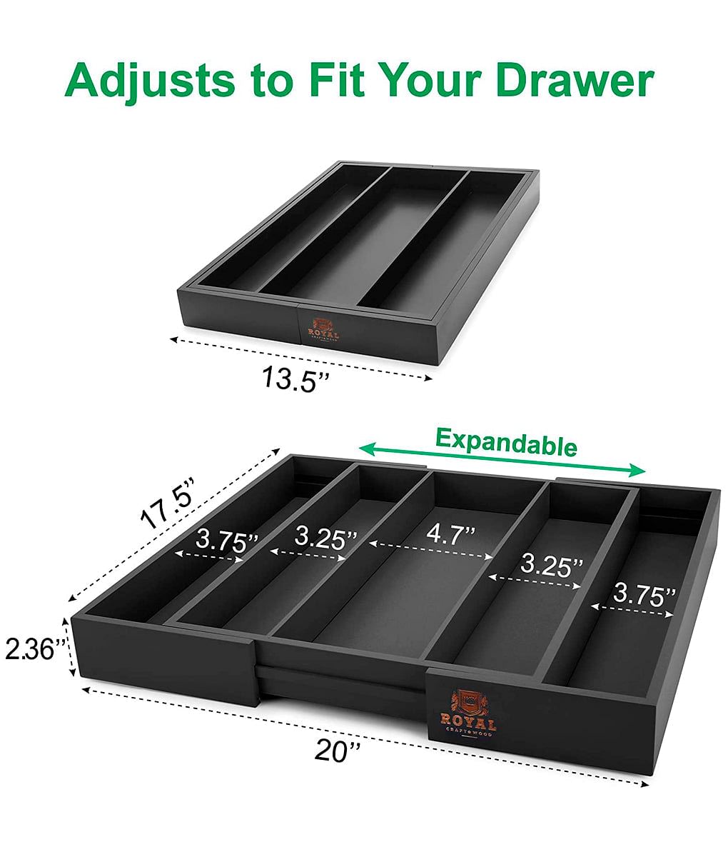 Black Utensil Organizer