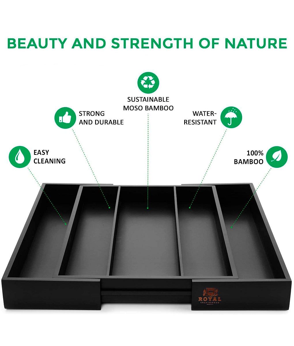 Black Utensil Organizer