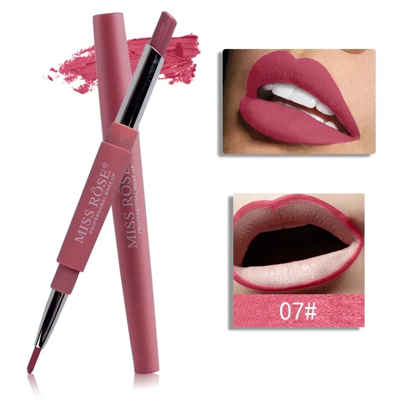 Double Opening Lipstick Waterproof Lip Makeup Tools