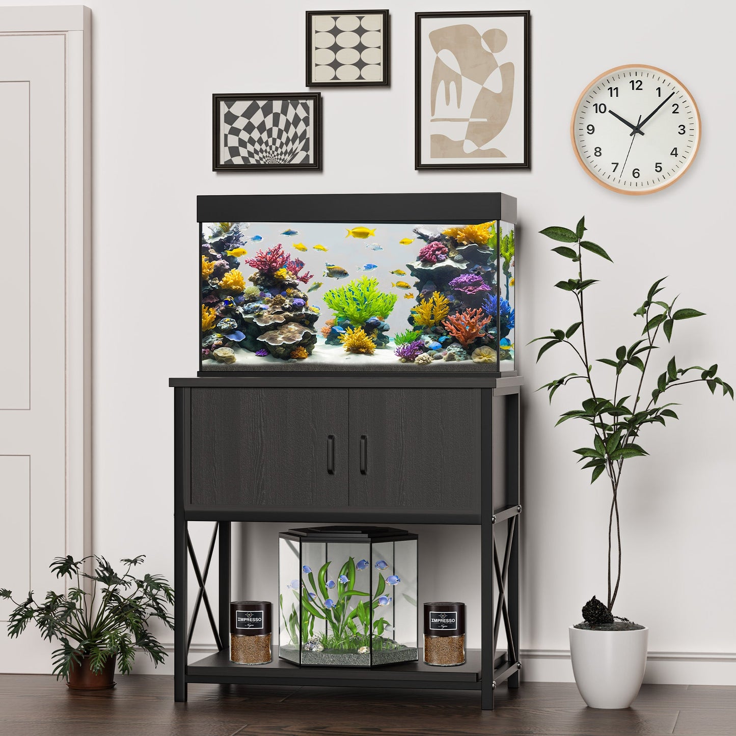20-29 Gallon Fish Tank Stand, Storage Cabinet