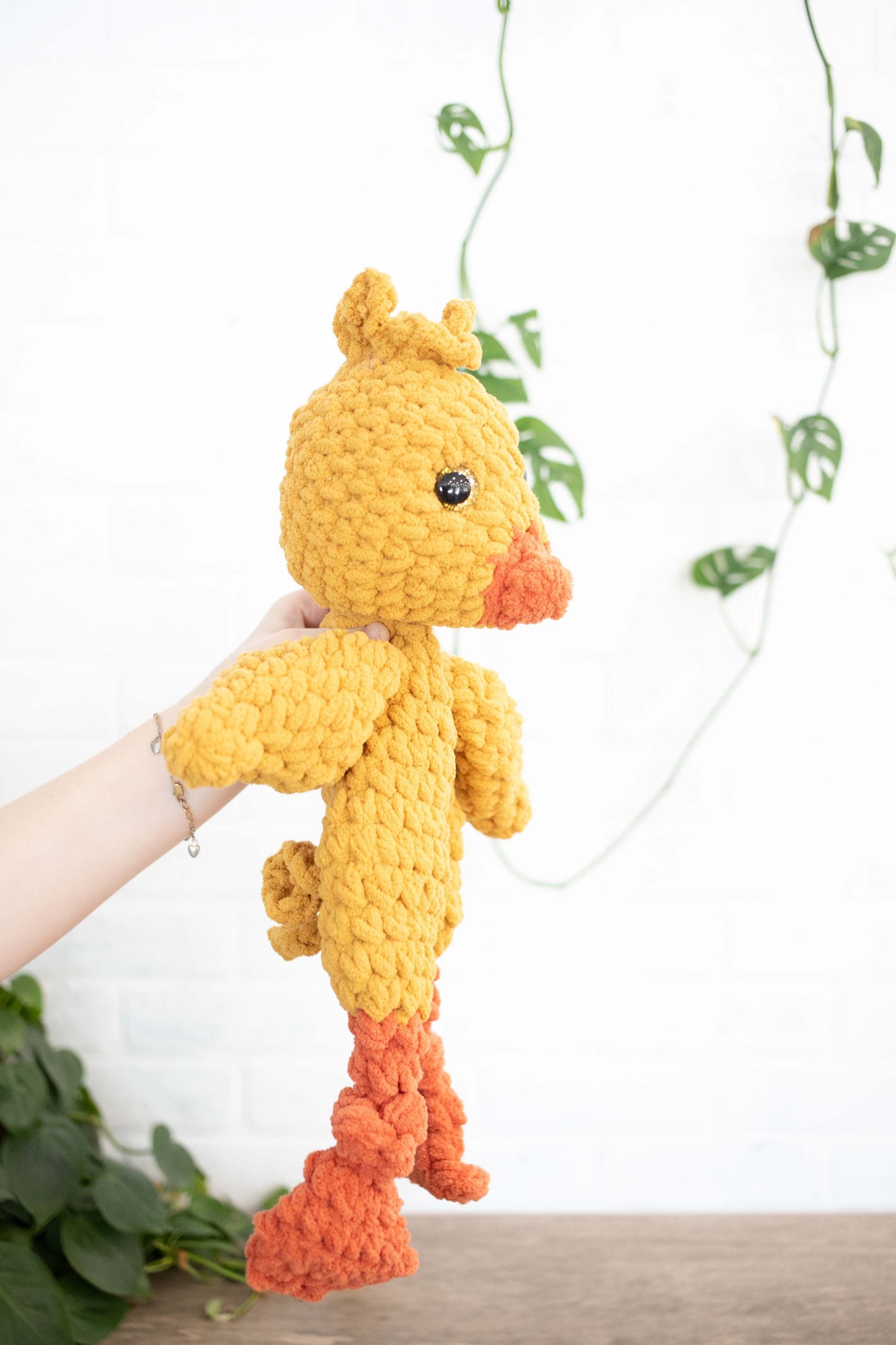 Crochet Chick Lovey, Crochet Stuffed Animal, Amigurumi Chickie Snuggler-1