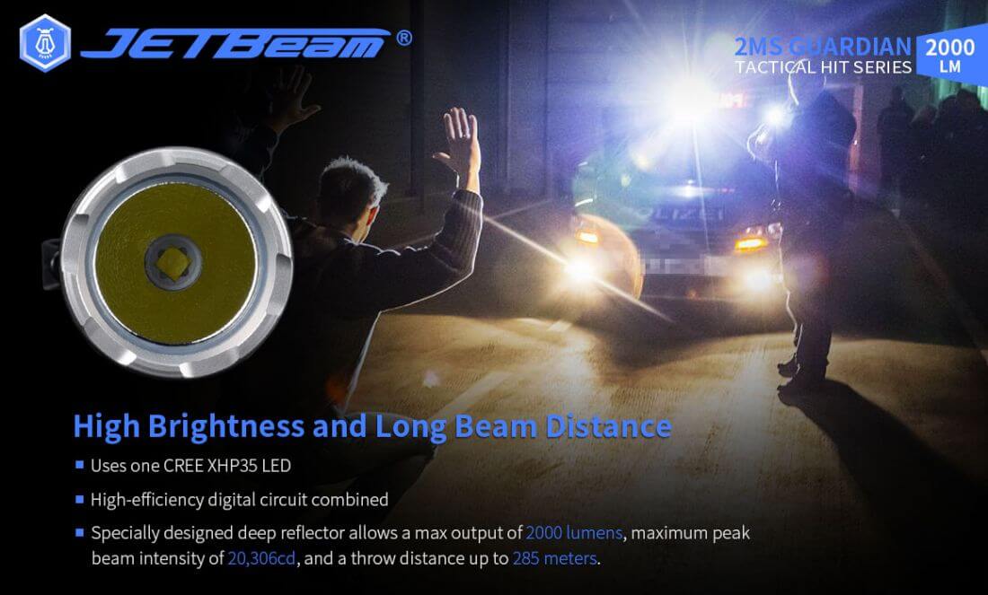 Jetbeam 2MS Tactical Flashlight-4