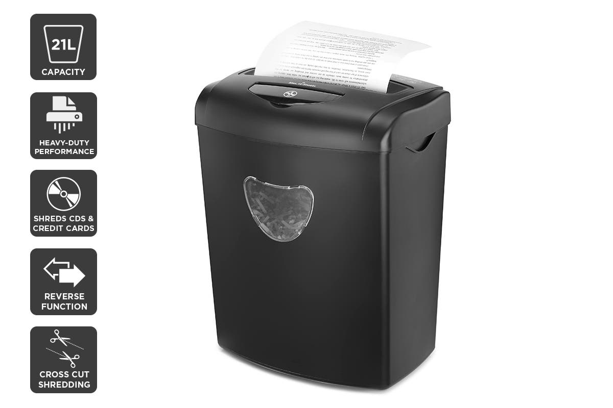 CoreOffice™ Cross Cut 10 Sheet Paper Shredder