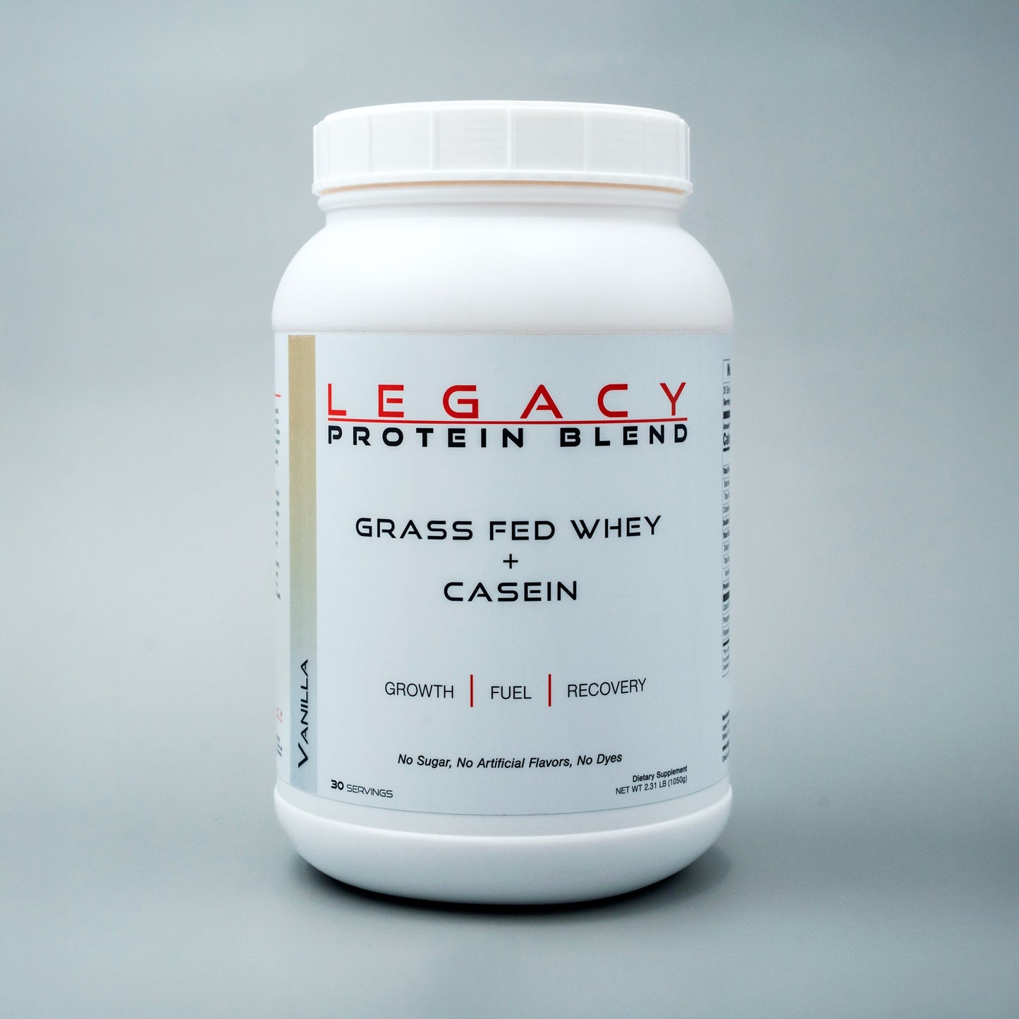 Legacy Protein Blend | 30 Servings | Grass Fed Whey + Casein