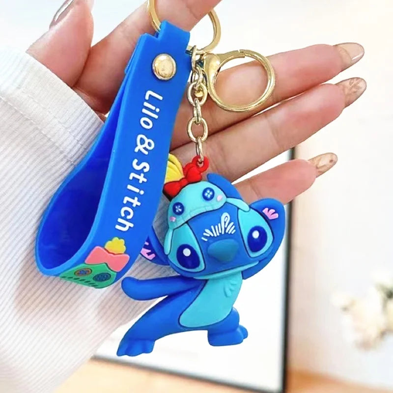 Anime Disney Keychain Mickey Minnie Lilo Stitch-48