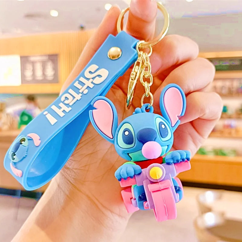 Anime Disney Keychain Mickey Minnie Lilo Stitch-51