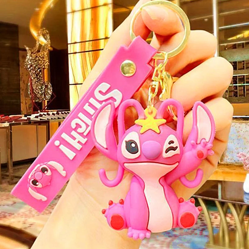 Anime Disney Keychain Mickey Minnie Lilo Stitch-61