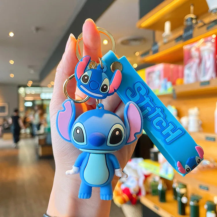 Anime Disney Keychain Mickey Minnie Lilo Stitch-32