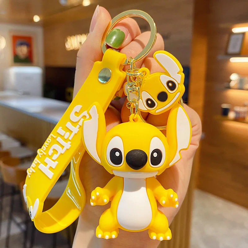 Anime Disney Keychain Mickey Minnie Lilo Stitch-86