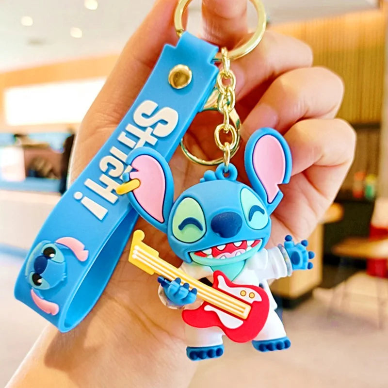 Anime Disney Keychain Mickey Minnie Lilo Stitch-97