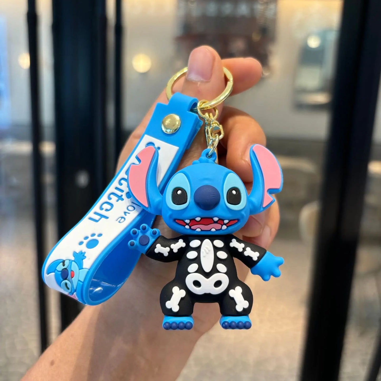 Anime Disney Keychain Mickey Minnie Lilo Stitch-7