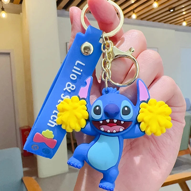 Anime Disney Keychain Mickey Minnie Lilo Stitch-53