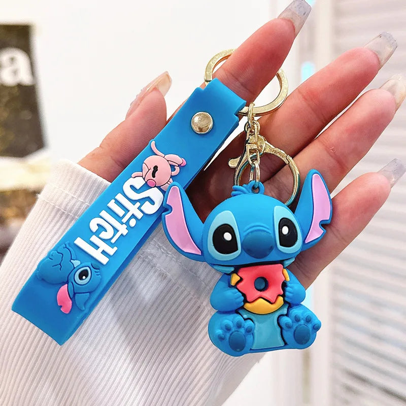 Anime Disney Keychain Mickey Minnie Lilo Stitch-85