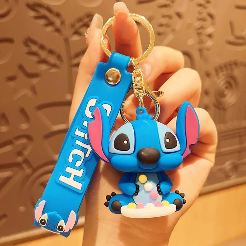 Anime Disney Keychain Mickey Minnie Lilo Stitch-65