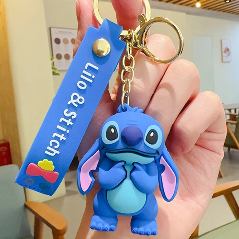 Anime Disney Keychain Mickey Minnie Lilo Stitch-55