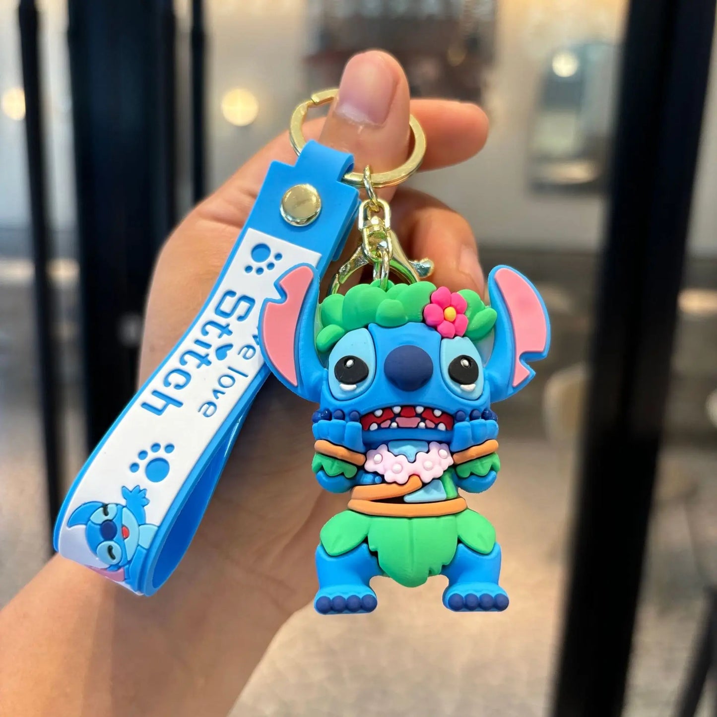 Anime Disney Keychain Mickey Minnie Lilo Stitch-84