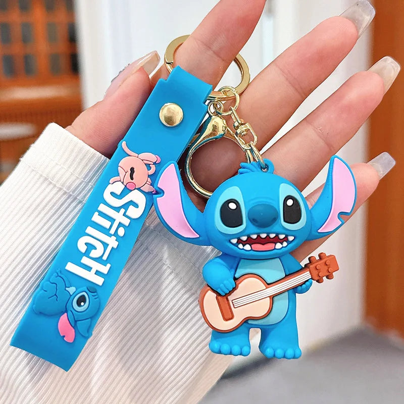 Anime Disney Keychain Mickey Minnie Lilo Stitch-77