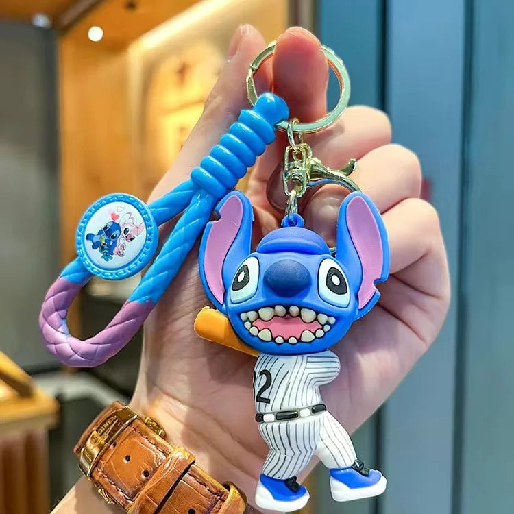 Anime Disney Keychain Mickey Minnie Lilo Stitch-88