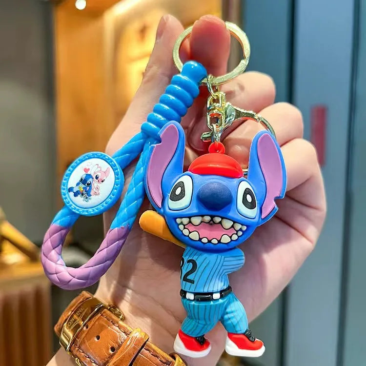Anime Disney Keychain Mickey Minnie Lilo Stitch-91