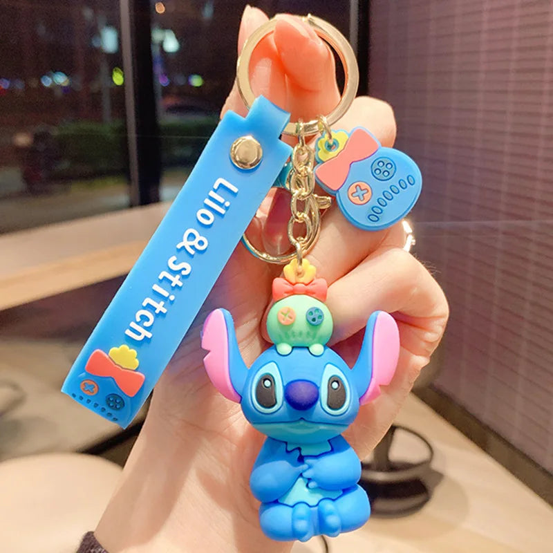 Anime Disney Keychain Mickey Minnie Lilo Stitch-28