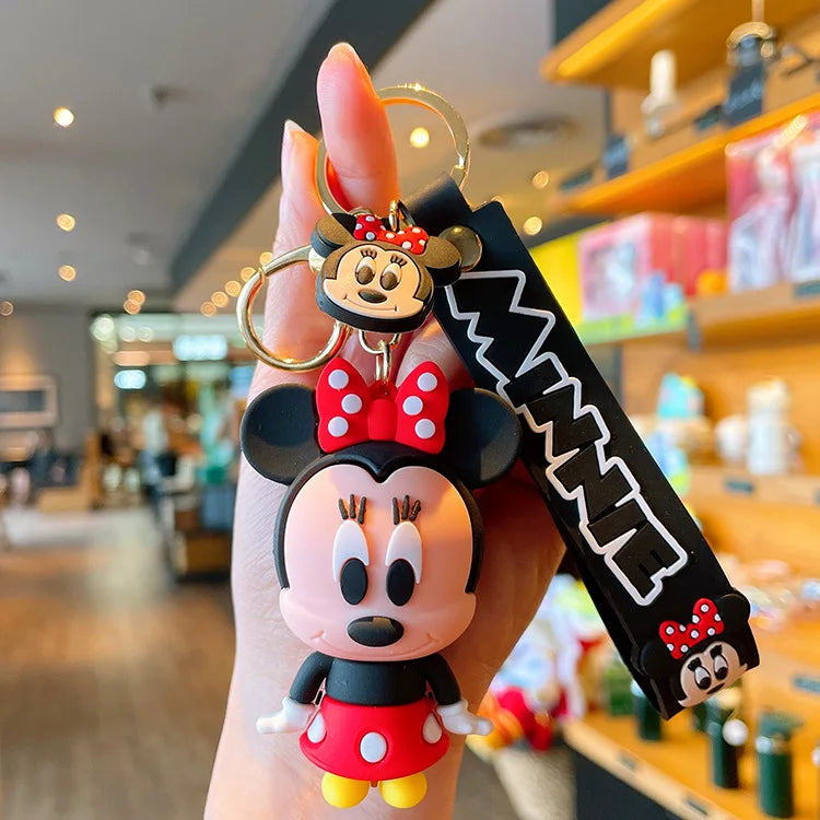 Anime Disney Keychain Mickey Minnie Lilo Stitch-33