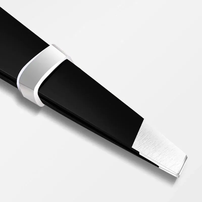 Stainless Steel Black Eyebrow Tweezer Tools