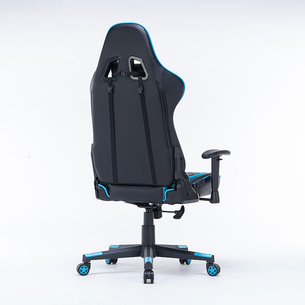 NNEDSZ Gaming Chair Ergonomic Racing chair 165° Reclining Gaming Seat 3D Armrest Footrest Pink White