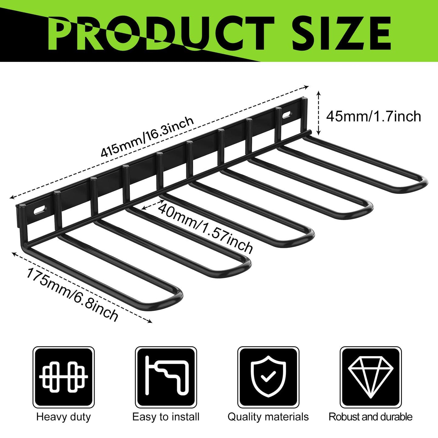 NNEDSZ Power Tool Tools Organizer Drill Holder Wall Mount Drill Rack Garage Storage Drill Organizer